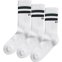 Bjorn Borg Ανδρικές Κάλτσες Ψηλές Λευκές 3Pack 10002143-MP001