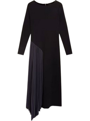 Ted Baker Midi Βραδινό Φόρεμα Μεταξωτό Μαύρο 281871