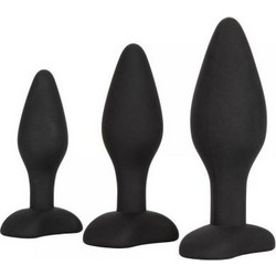 CalExotics Anal Exerciser Σετ Πρωκτικές Σφήνες Μαύρες 3τμχ