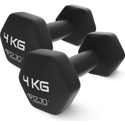 4FIZJO 2792 Σετ Βαράκια Εξάγωνα Neoprene 2x4kg