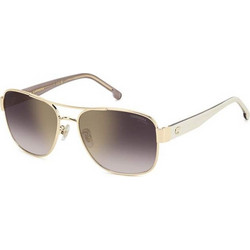 Carrera CA3042S Γυναικεία Γυαλιά Ηλίου Aviator Κοκάλινα Ασημί με Καφέ Φακό