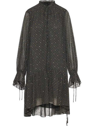 Funky Buddha Midi Φόρεμα για Γάμο / Βάπτιση Ανθρακί FBL012-133-13