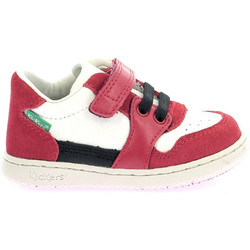 Kickers Παιδικά Sneakers Λευκά Κόκκινα 960543-10-43