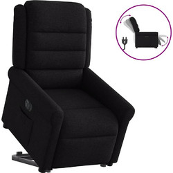 vidaXL Πολυθρόνα Relax με Υποπόδιο Ανακλινόμενη Μαύρη 3303336