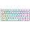 Dark Project ALU81A Terra Nova Ασύρματο Μηχανικό Gaming Πληκτρολόγιο TenKeyLess με G3ms Moonstone Διακόπτες RGB White