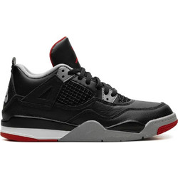 Jordan Air Jordan 4 Retro Παιδικά Sneakers Μποτάκια Μαύρα Κόκκινα BQ7669-006