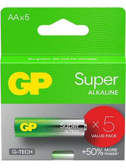 Gp Super Alkaline AA 5τμχ