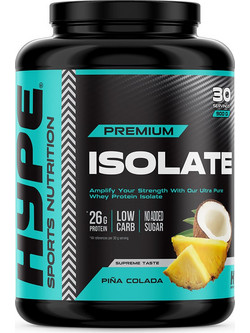Hype Premium Isolate Pina Colada Πρωτεΐνη Ορού Γάλακτος Γράμμωσης 900gr
