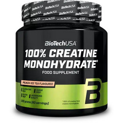 Biotech USA 100% Creatine Monohydrate Micronized Peach Ice Tea 300gr