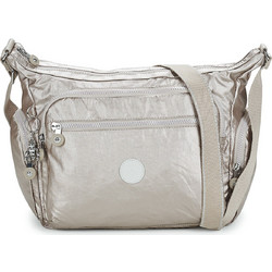 Kipling Γυναικεία Τσάντα Χιαστί Υφασμάτινη Ασημί με Ιμάντα K22621-48I