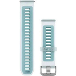 Garmin 22 Watchband Λουράκι Σιλικόνης Translucent Whitestone / Turquoise