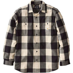 Carhartt Ανδρικό Πουκάμισο Βαμβακερό Καρό Μακρυμάνικο Κανονική Γραμμή Μαύρο Μπεζ 107013-A16