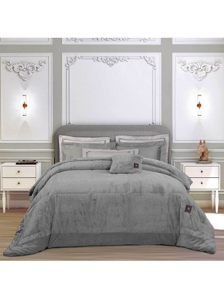 Greenwich Polo Club Κουβερτοπάπλωμα King Size Hollowfiber 240x250 Premium Grey 3964