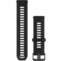 Garmin Quick Release 22mm Λουράκι Σιλικόνης Black / Translucent White (Forerunner 965)