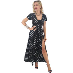 Fullah Sugah Midi Καλοκαιρινό Καθημερινό Φόρεμα Μαύρο 42100797