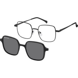 Sunoptic MC-98C Σκελετός Γυαλιών Οράσεως με Clip-On Μεταλλικός Μαύρος