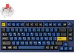Lemokey P1 QMK/VIA Μηχανικό Gaming Πληκτρολόγιο TenKeyLess με Keychron Super Red Διακόπτες RGB Blue