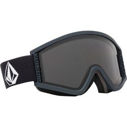 Volcom Hijinx VG112470-SMKE Μάσκα Σκι & Snowboard Ενηλίκων Μαύρη με Φακό Καθρέπτη Μαύρο