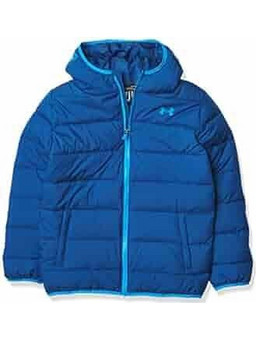 Under Armour Παιδικό Μπουφάν Χειμωνιάτικο Pullover Αδιάβροχο Royal Blue UJFIM07F-475