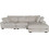 HomeMarkt Cranfield Γωνιακός Καναπές Δεξιά Γωνία Μπεζ 313x169x80cm HM3287.02R