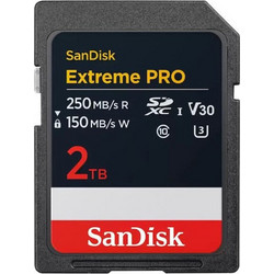 Sandisk Extreme Pro SDXC 2TB Class 10 U3 V30 UHS-I 250MB/s
