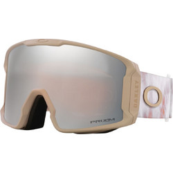 Oakley Line Miner L OO7070-F2 Μάσκα Σκι & Snowboard Ενηλίκων Μπεζ με Φακό Καθρέπτη Aσημί