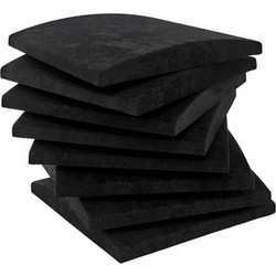 Vicoustic Cinema Round Premium Ηχοαπορροφητικά Πάνελ 60x60x7.5cm 8τμχ Black