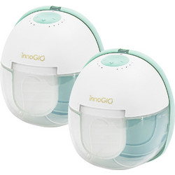 InnoGio GIO-361 Premium Warm Double Διπλό Ηλεκτρικό Θήλαστρο Μπαταρίας Χωρίς BPA GIO361