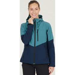 Whistler Rosea Αθλητικό Γυναικείο Μπουφάν Softshell Κοντό Αντιανεμικό Τιρκουάζ Πετρόλ W211135