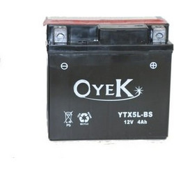 Oyek Μπαταρία Μοτοσυκλέτας YTX5L-BS 4Ah