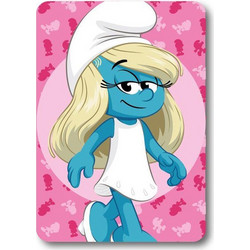 Dimcol Smurfs 12 Κουβέρτα Κούνιας Fleece 110x140 Φούξια