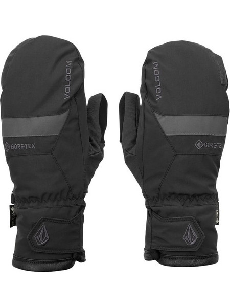 Volcom Stay Dry Αδιάβροχα Ανδρικά Γάντια Σκι & Snowboard με Μεμβράνη Gore-Tex Μαύρα