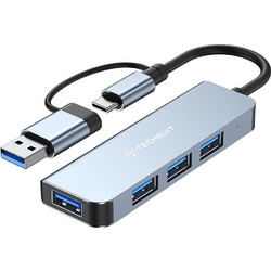 Techsuit H8 USB Hub 3.0 USB-C με 4 Θύρες USB-A