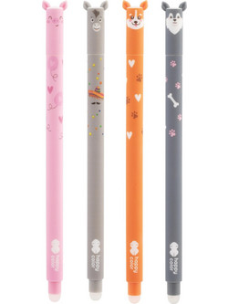 Happy Color Cute Animals Στυλό Gel που Σβήνει 0.5mm Μπλε 018577