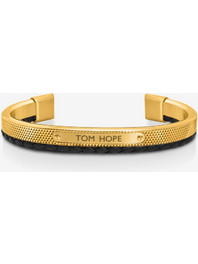 Tom Hope Ανδρικό Βραχιόλι Βέργα από Ατσάλι Xρυσό TM0282