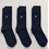Gant Ανδρικές Κάλτσες Ψηλές Navy Μπλε 3Pack 3G9960270-433