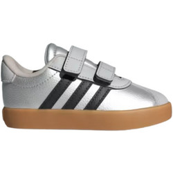 Adidas VL Court 3.0 Παιδικά Sneakers Ασημί IH3965