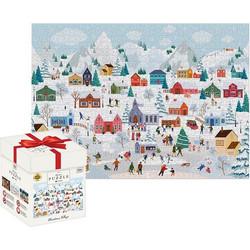 Puzzle interDRUK Christmas Village 1000 Κομμάτια