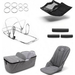 Bugaboo Fox Style Σετ Υφάσματα + Αηεσουάρ Καροτσιού Grey