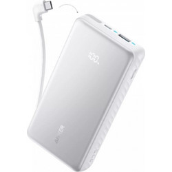 Anker A110EH21 Power Bank 20000mAh 22.5W με Θύρα USB-A & Θύρα USB-C Power Delivery White