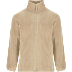 Roly Ανδρική Ζακέτα Fleece με Φερμουάρ Μπεζ CQ6412-07