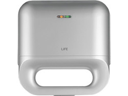 Life Deli Silver Matt Series 221-0504 Τοστιέρα για 2 Τοστ 750W