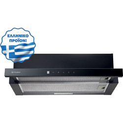 Pyramis PTC63413BG Συρόμενος Απορροφητήρας 60cm Μαύρος