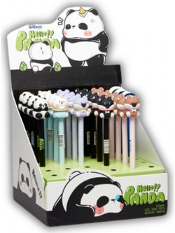 Kawaii Panda Στυλό Gel που Σβήνει 0.7mm Διάφορα Σχέδια KW2722