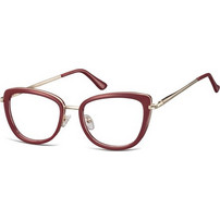 Sunoptic MTR-99 Γυναικείος Σκελετός Γυαλιών Οράσεως Μεταλλικός Χρυσός Μπορντό