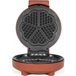 Livoo DOP255R Βαφλιέρα σε Σχήμα Καρδιά 1000W