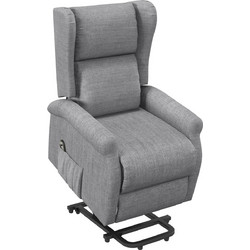 HOMCOM Πολυθρόνα Relax Ανακλινόμενη Γκρι 713-031GY