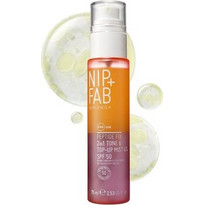 Nip + Fab Peptide Fix 2in1 Tone & Top-Up Αντηλιακό Spray Προσώπου Αντιγηραντικό SPF50+ 75ml