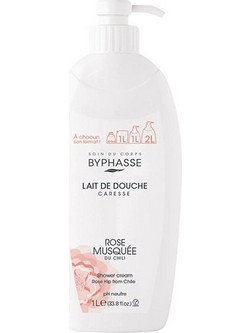 Byphasse Rosehip Κρεμώδες Αφρόλουτρο 1lt