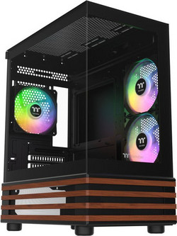 Thermaltake View 170 WS Black Micro Tower Κουτί Υπολογιστή με Πλαϊνό Παράθυρο